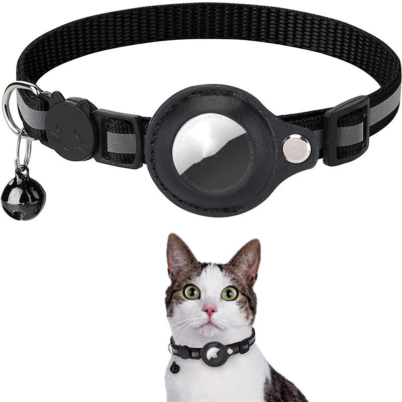 Secure Track™ Reflective AirTag Pet Collar – Never Lose Your Pet Again”